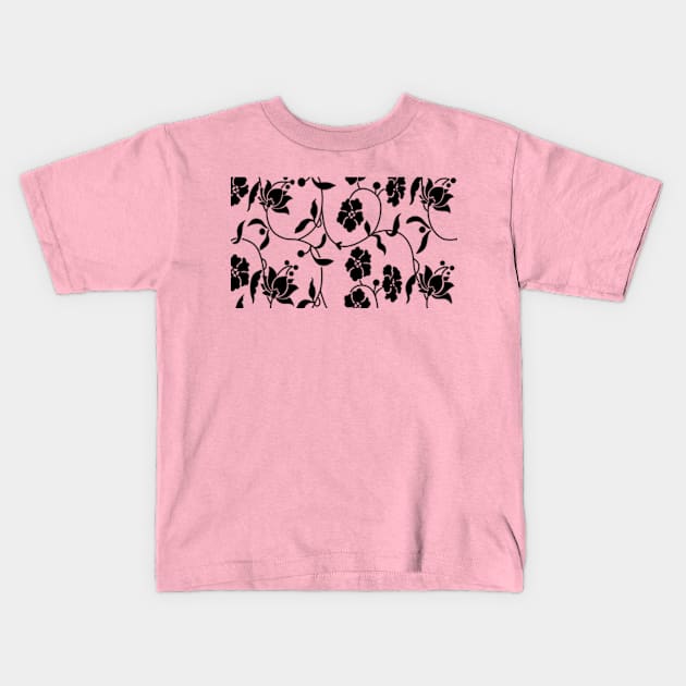 Background Flora Kids T-Shirt by Shop Ovov